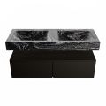 corian waschtisch set alan dlux 120 cm schwarz marmor lava ADX120Urb2lD2lav