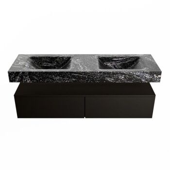 corian waschtisch set alan dlux 150 cm schwarz marmor lava ADX150Urb2lD0lav