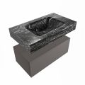 corian waschtisch set alan dlux 80 cm schwarz marmor lava ADX80Dar1lM0lav