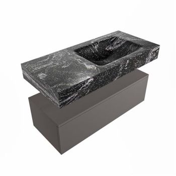 corian waschtisch set alan dlux 100 cm schwarz marmor lava ADX100Dar1lR0lav