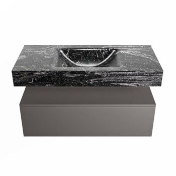 corian waschtisch set alan dlux 100 cm schwarz marmor lava ADX100Dar1lM1lav