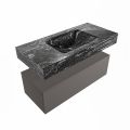 corian waschtisch set alan dlux 100 cm schwarz marmor lava ADX100Dar1lM1lav