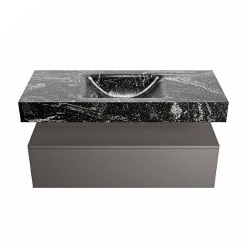 corian waschtisch set alan dlux 110 cm schwarz marmor lava ADX110Dar1lM0lav