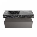 corian waschtisch set alan dlux 110 cm schwarz marmor lava ADX110Dar1ll0lav