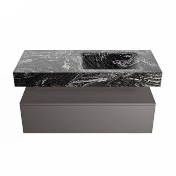 corian waschtisch set alan dlux 110 cm schwarz marmor lava ADX110Dar1lR1lav