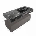 corian waschtisch set alan dlux 110 cm schwarz marmor lava ADX110Dar1lR1lav