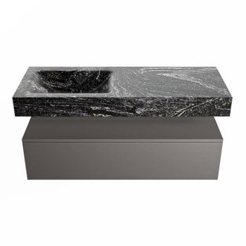 corian waschtisch set alan dlux 120 cm schwarz marmor lava ADX120Dar1ll0lav