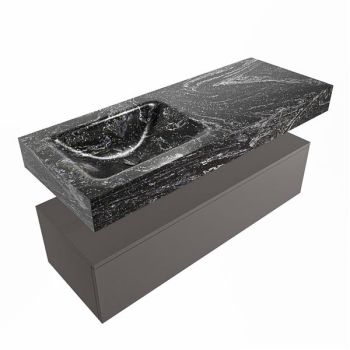 corian waschtisch set alan dlux 120 cm schwarz marmor lava ADX120Dar1ll0lav