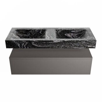 corian waschtisch set alan dlux 120 cm schwarz marmor lava ADX120Dar1lD2lav