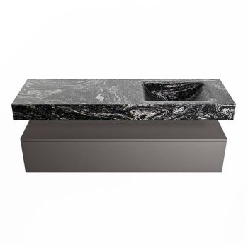 corian waschtisch set alan dlux 150 cm schwarz marmor lava ADX150Dar1lR0lav