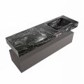 corian waschtisch set alan dlux 150 cm schwarz marmor lava ADX150Dar1lR0lav