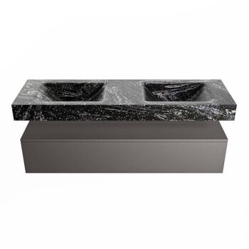 corian waschtisch set alan dlux 150 cm schwarz marmor lava ADX150Dar1lD2lav