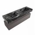 corian waschtisch set alan dlux 150 cm schwarz marmor lava ADX150Dar1lD2lav