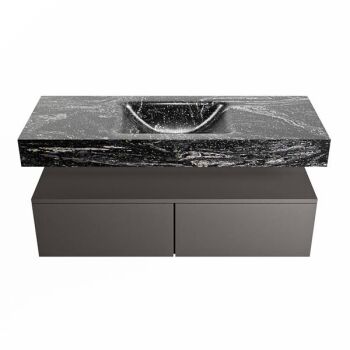 corian waschtisch set alan dlux 120 cm schwarz marmor lava ADX120Dar2lM0lav