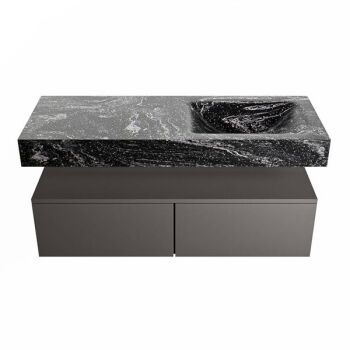corian waschtisch set alan dlux 120 cm schwarz marmor lava ADX120Dar2lR0lav