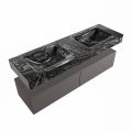 corian waschtisch set alan dlux 150 cm schwarz marmor lava ADX150Dar2lD0lav