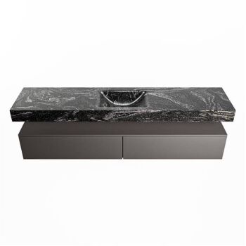 corian waschtisch set alan dlux 200 cm schwarz marmor lava ADX200Dar2lM0lav