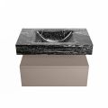 corian waschtisch set alan dlux 80 cm schwarz marmor lava ADX80Smo1lM0lav