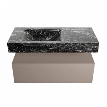 corian waschtisch set alan dlux 100 cm schwarz marmor lava ADX100Smo1ll0lav