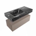 corian waschtisch set alan dlux 100 cm schwarz marmor lava ADX100Smo1ll0lav