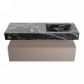 corian waschtisch set alan dlux 120 cm schwarz marmor lava ADX120Smo1lR0lav