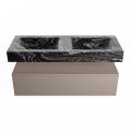 corian waschtisch set alan dlux 120 cm schwarz marmor lava ADX120Smo1lD2lav