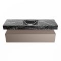 corian waschtisch set alan dlux 150 cm schwarz marmor lava ADX150Smo1lM0lav