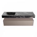 corian waschtisch set alan dlux 150 cm schwarz marmor lava ADX150Smo1ll1lav