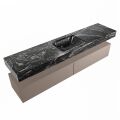 corian waschtisch set alan dlux 200 cm schwarz marmor lava ADX200Smo2lM0lav