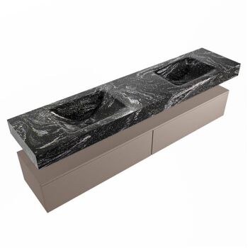 corian waschtisch set alan dlux 200 cm schwarz marmor lava ADX200Smo2lD0lav