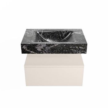 corian waschtisch set alan dlux 70 cm schwarz marmor lava ADX70lin1lM1lav