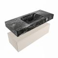 corian waschtisch set alan dlux 110 cm schwarz marmor lava ADX110lin1lM0lav
