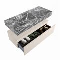 corian waschtisch set alan dlux 110 cm schwarz marmor lava ADX110lin1ll1lav