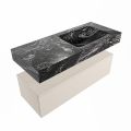 corian waschtisch set alan dlux 110 cm schwarz marmor lava ADX110lin1lR1lav