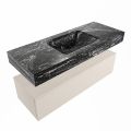 corian waschtisch set alan dlux 120 cm schwarz marmor lava ADX120lin1lM0lav