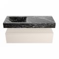 corian waschtisch set alan dlux 120 cm schwarz marmor lava ADX120lin1ll1lav
