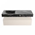 corian waschtisch set alan dlux 130 cm schwarz marmor lava ADX130lin1ll1lav