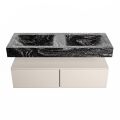 corian waschtisch set alan dlux 120 cm schwarz marmor lava ADX120lin2lD0lav