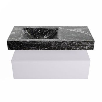 corian waschtisch set alan dlux 100 cm schwarz marmor lava ADX100cal1ll0lav