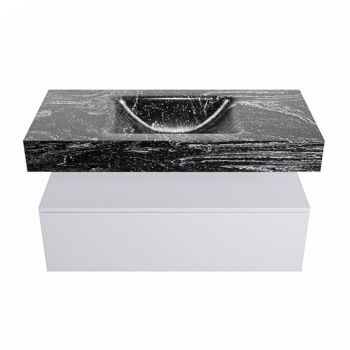 corian waschtisch set alan dlux 100 cm schwarz marmor lava ADX100cal1lM1lav