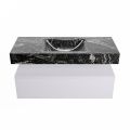 corian waschtisch set alan dlux 110 cm schwarz marmor lava ADX110cal1lM0lav