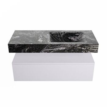 corian waschtisch set alan dlux 110 cm schwarz marmor lava ADX110cal1lR0lav