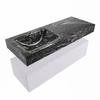 corian waschtisch set alan dlux 120 cm schwarz marmor lava ADX120cal1ll1lav