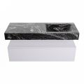 corian waschtisch set alan dlux 120 cm schwarz marmor lava ADX120cal1lR1lav