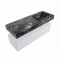 corian waschtisch set alan dlux 130 cm schwarz marmor lava ADX130cal1lR0lav