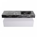 corian waschtisch set alan dlux 130 cm schwarz marmor lava ADX130cal1lR1lav