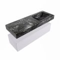 corian waschtisch set alan dlux 130 cm schwarz marmor lava ADX130cal1lR1lav