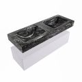 corian waschtisch set alan dlux 130 cm schwarz marmor lava ADX130cal1lD2lav