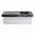 corian waschtisch set alan dlux 150 cm schwarz marmor lava ADX150cal1lR0lav