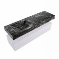 corian waschtisch set alan dlux 150 cm schwarz marmor lava ADX150cal1ll1lav